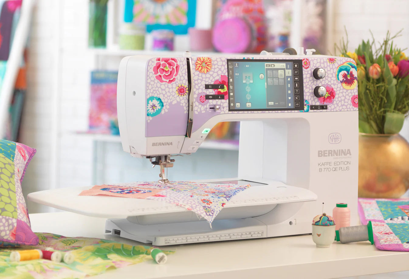 BERNINA 770 QE PLUS Kaffe Edition with Embroidery - Visit us in store or call for pricing