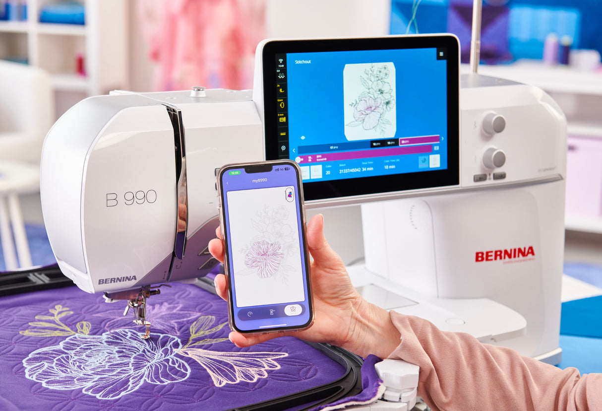 BERNINA 990- The Ultimate Machine Optional Add-ON Bundles Available
