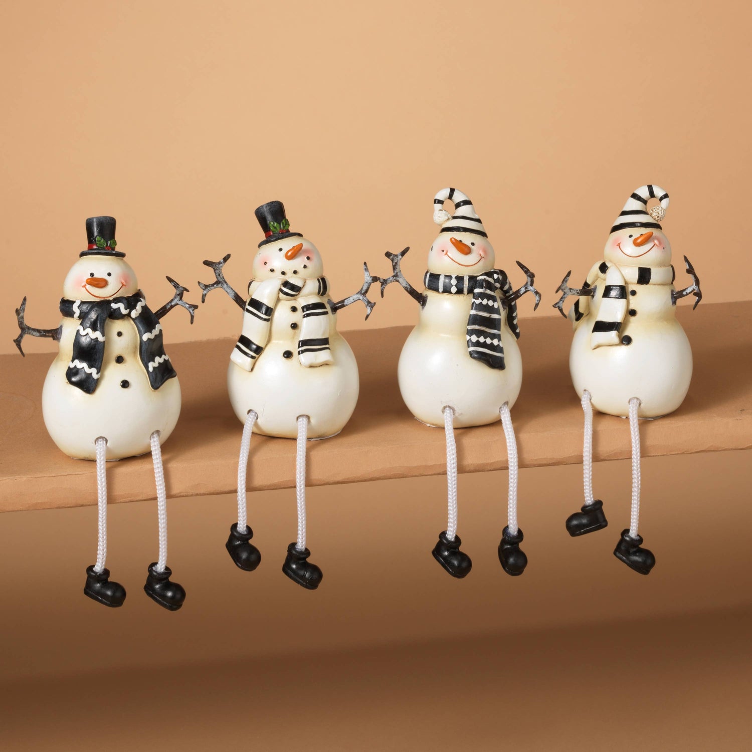 Holiday 4"H Resin Snowman Shelf Sitter,