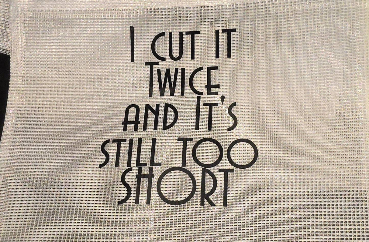 Quilt Project Bag: I run with Scissors