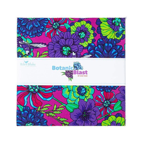 Botanic Blast for Riley Blake 10" Stacker