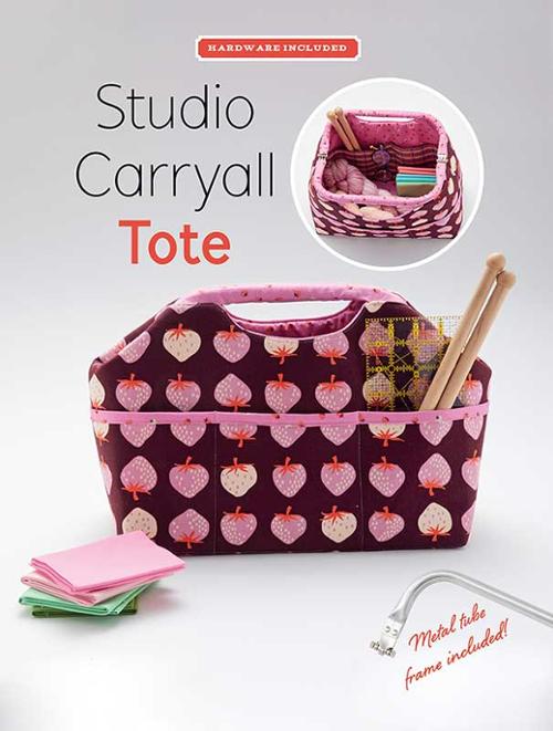 Studio Carryall Tote ZW 4073 Zakka Workshop Pattern Packet with bag fasteners