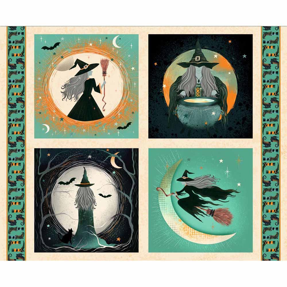 Apothecary Quilt - Denise Russell - Witchy Wicked by Rose Halsey - Blank Quilting - Panel Quilt Kit