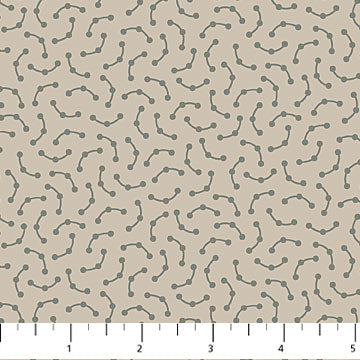 Neutrality single colorway - Putty Dotted Arcs by Patrick Loose, by the yard