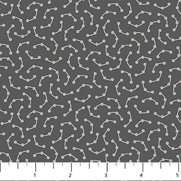 Neutrality single colorway - Stormy Dotted Arcs by Patrick Loose, by the yard