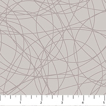 Neutrality single colorway - Gull, round and round by Patrick Loose, by the yard