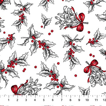 Home for the Holidays from Patrick Lose, Holly & Mistletoe, by the yard