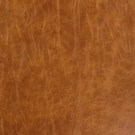 FABRICS San Francisco Caramel Faux Leather Vinyl by the yard 50" wide