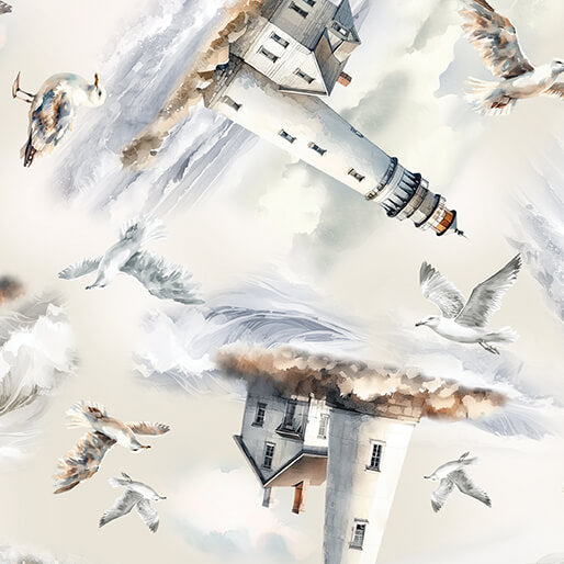 Coastal Escape from Benartex, Lighthouses Neutral by the yard