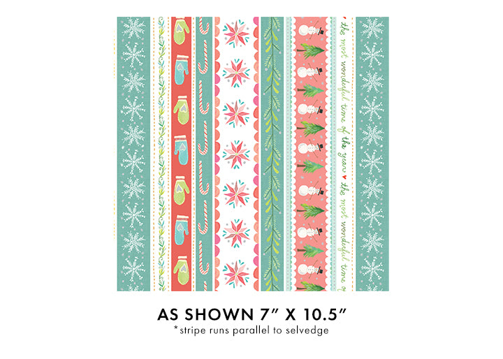 Painterly Stripe Multi from by Katie Daisy for Benartex
