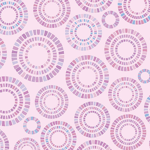 Cityscape City Traffic Circle Lavender by Amanda Murphy, by the yard