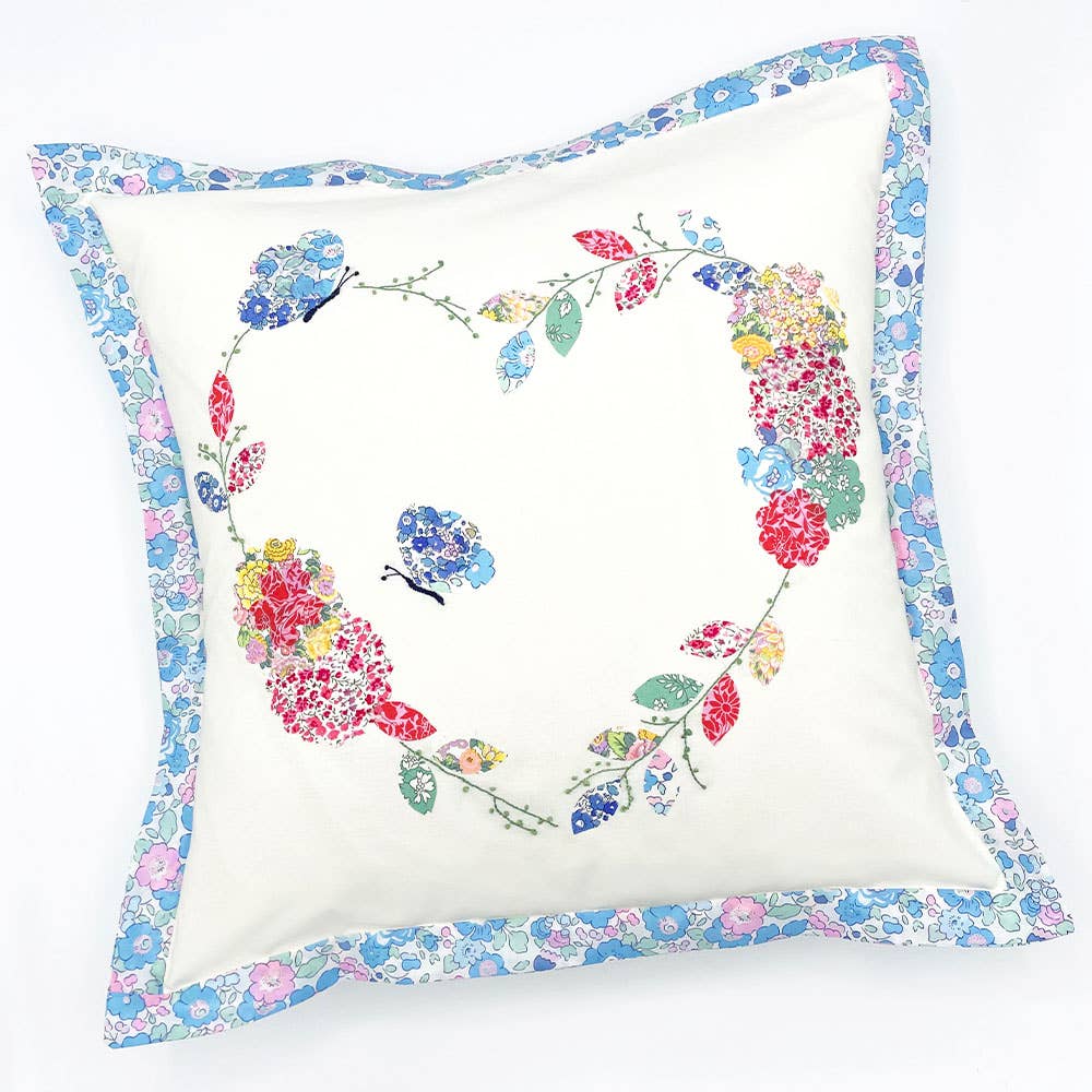 Liberty Tana Lawn® Fabric Tender Heart Cushion Kit | Sewing Alice Caroline