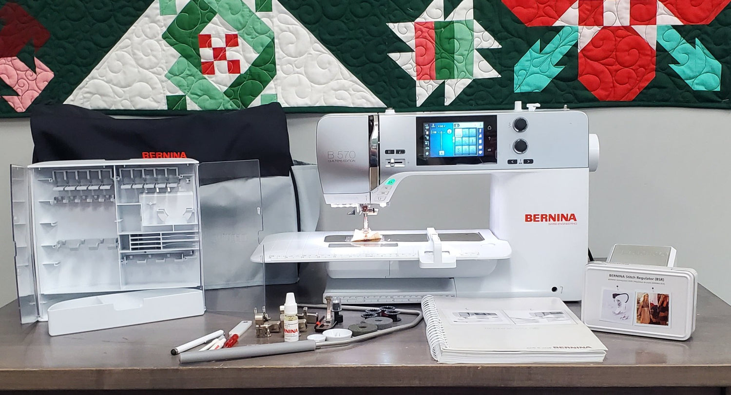 BERNINA 570QE Quilter's Edition Sewing Machine - PRE LOVED- In store Now