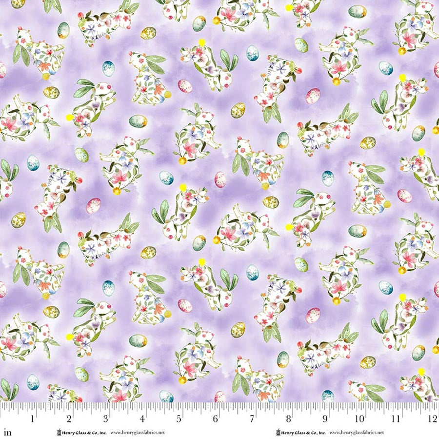 Lilac || Basket Full of Blessings from Henry Glass