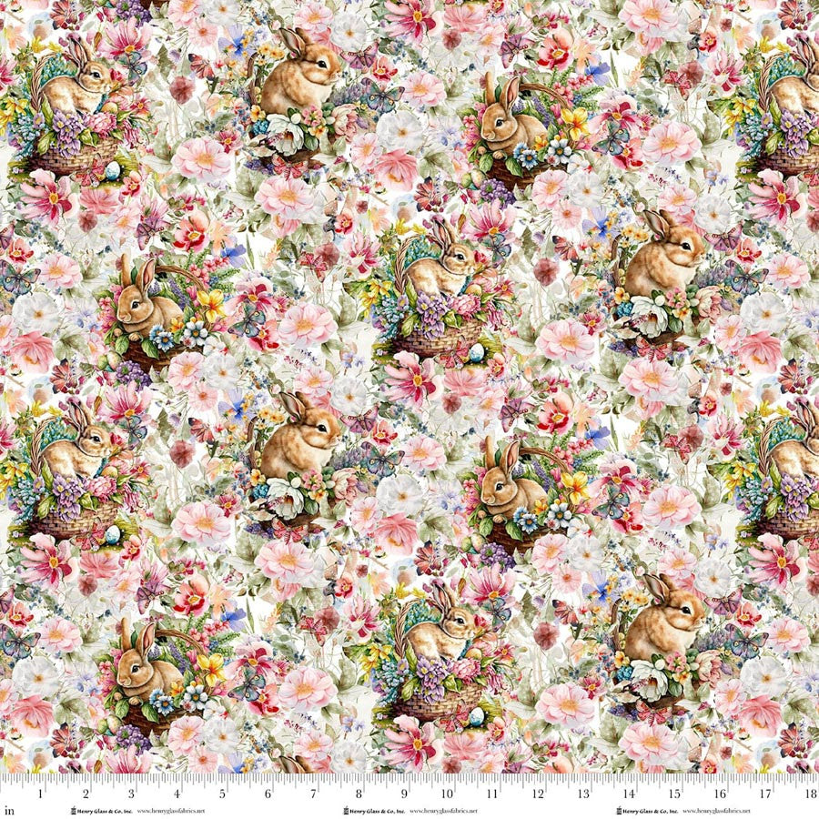 White || Basket Full of Blessings from Henry Glass