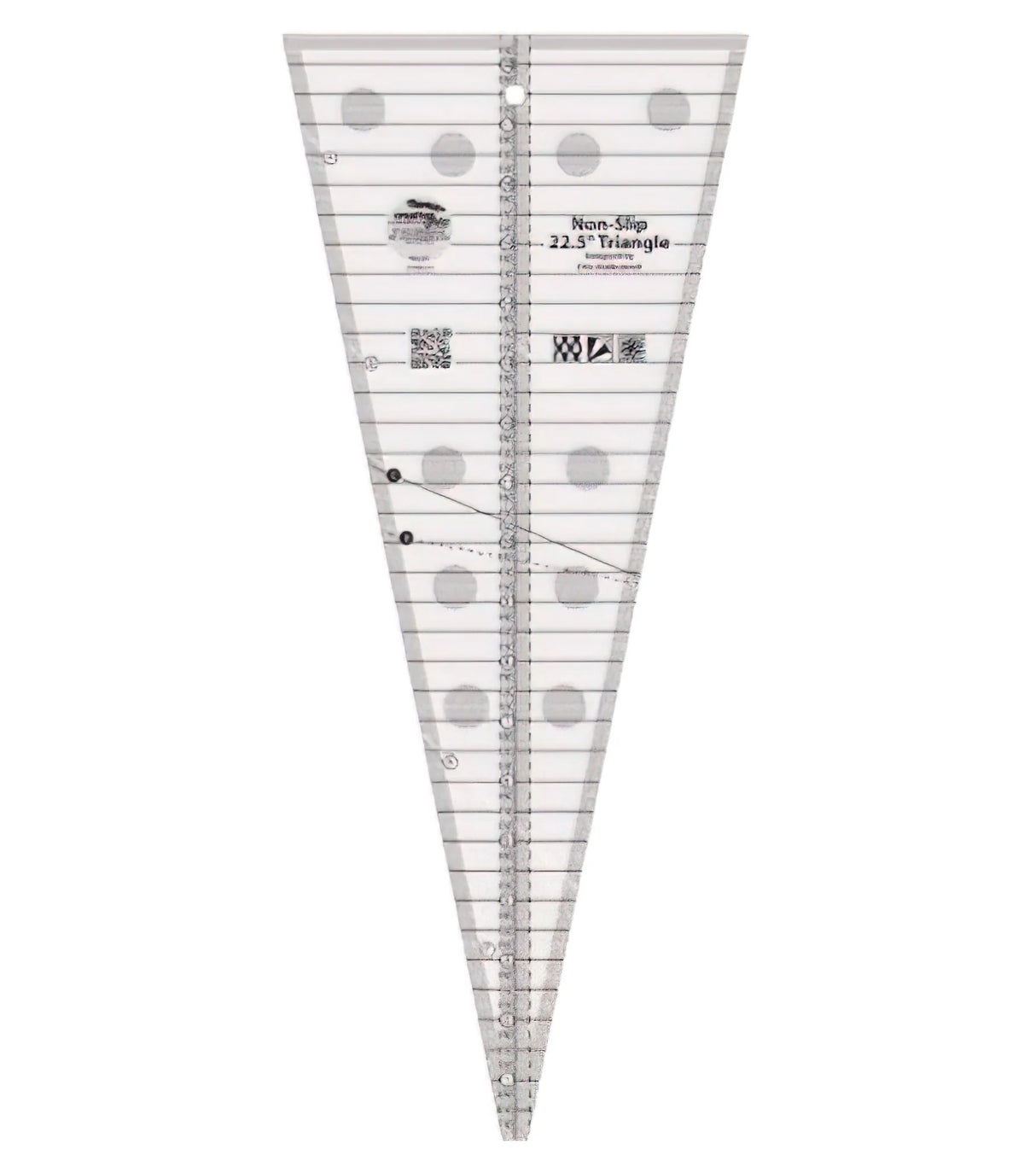 Creative Grids 22.5 degree triangle ruler