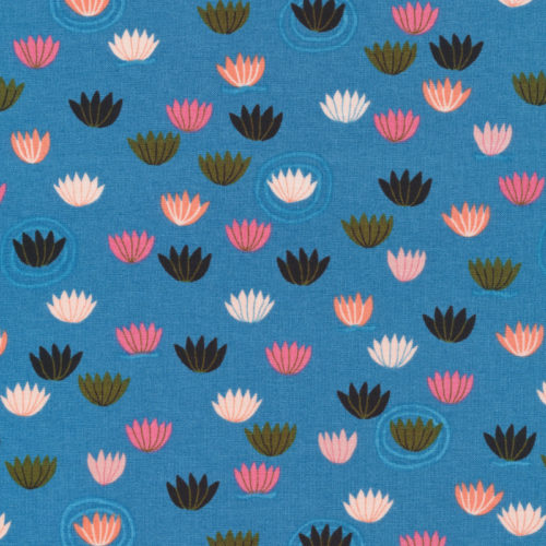 Cloud 9 Fabrics, Spring Riviere Floating Flora by the yard