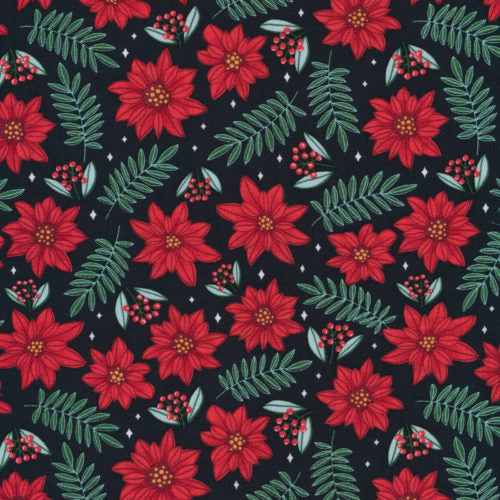 Cloud 9 Fabrics, Winter Wonderland-Poinsettia Parade