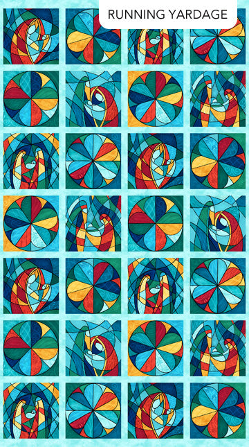 Nativity blocks, running yardage sold by the Panel.