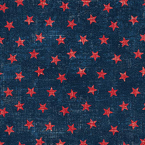 American Heartland, Navy/Red Stars , from Northcott by the yard