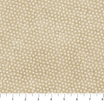 American Heartland, Beige Star Blender , from Northcott by the yard