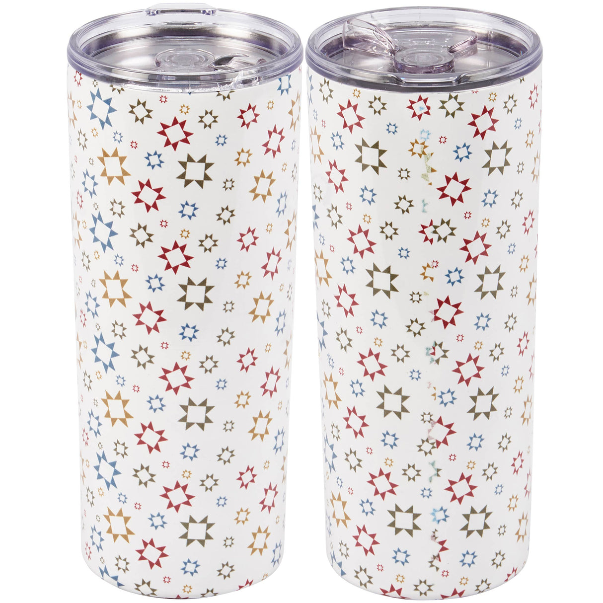 Star Quilt Coffee Tumbler