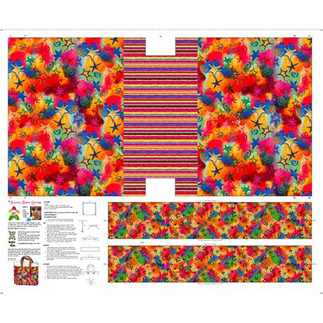 QT Fabrics DELIGHTFUL DREAMS TOTE BAG