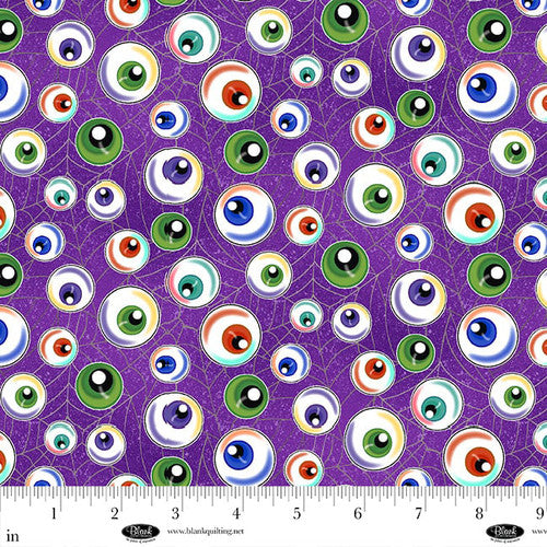 Purple || Spooky Aura from Blank Quilting, Glows in the Dark, by the yard