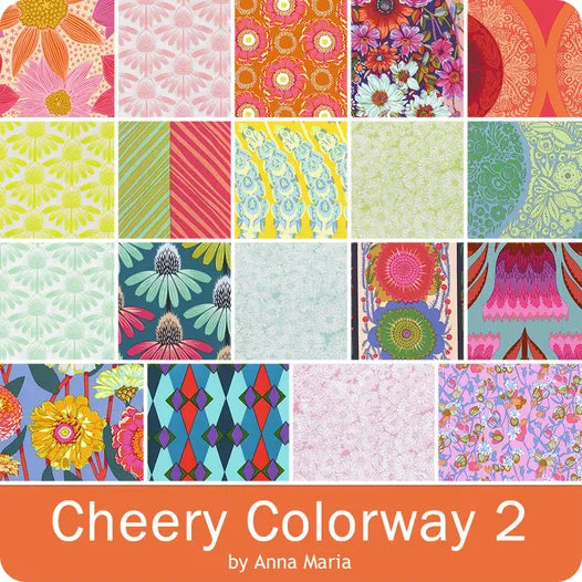 Cheery Colorway 2 | Anna Maria Textiles | Fat Quarter Bundle