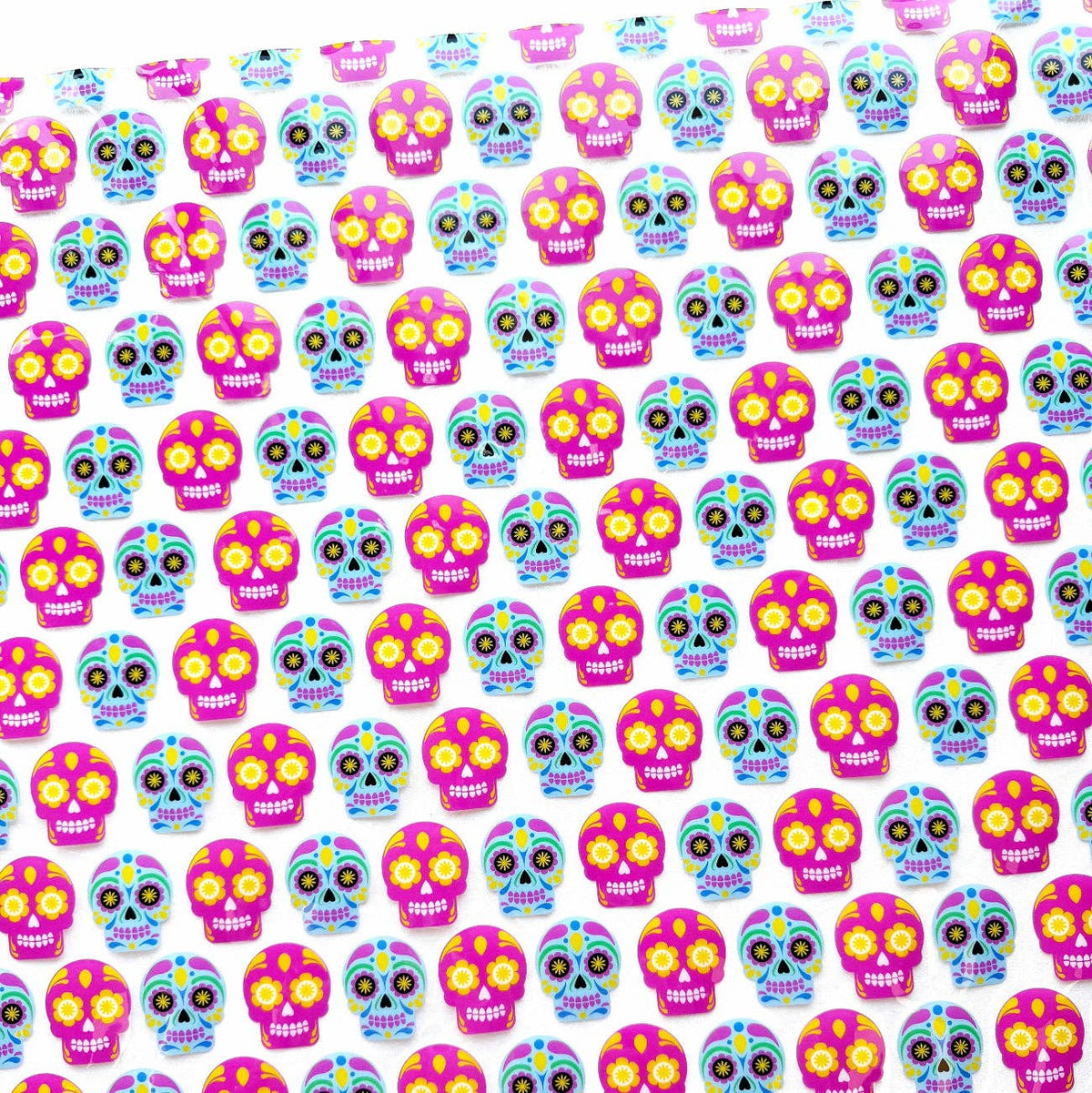 Sugar Skulls Clear TPU Vinyl Fabric 18x56 – Bag Making