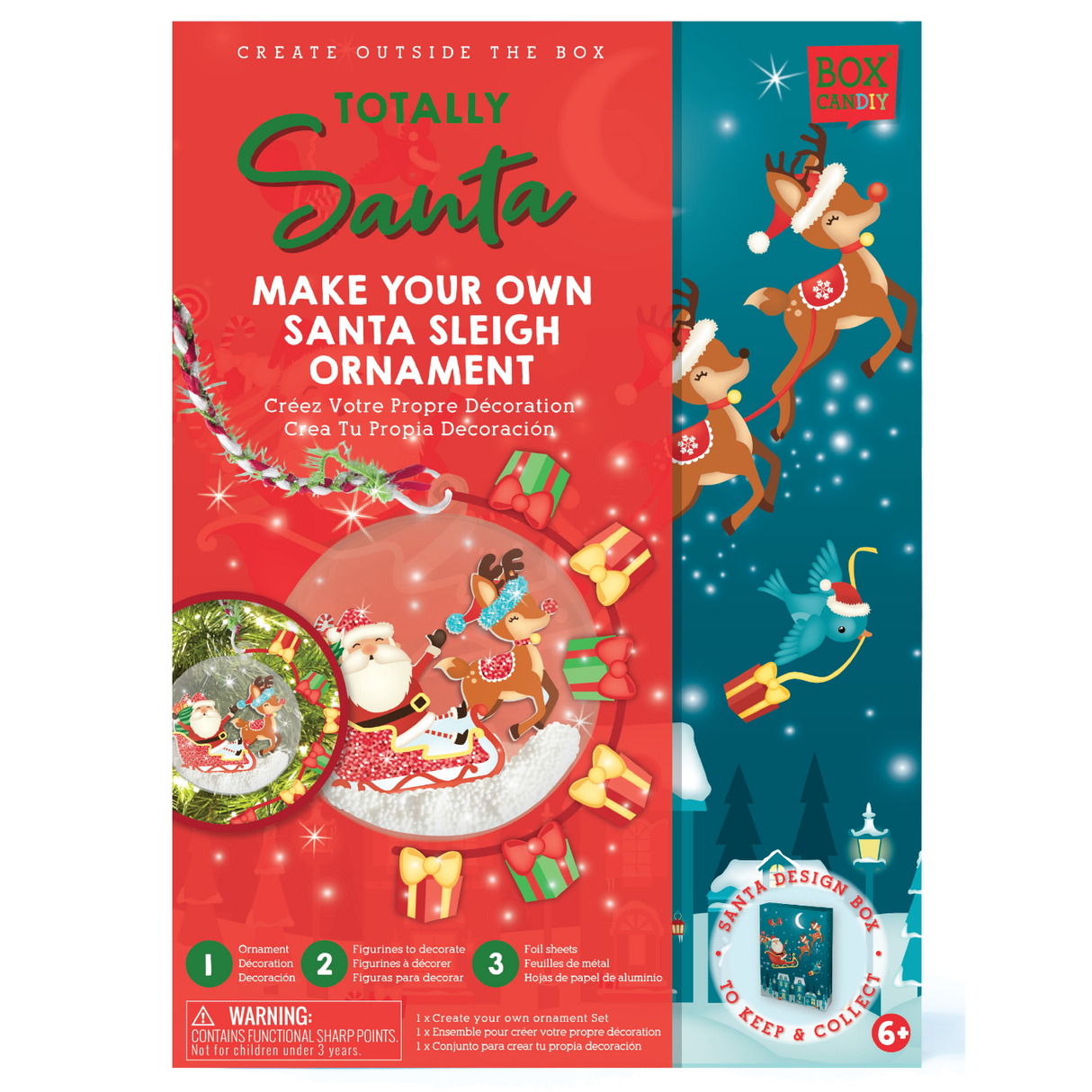 Totally Santa Make Your Own Santa
Sleigh Ornament