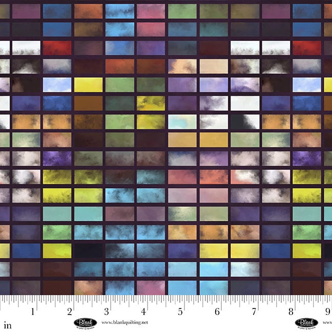 4150-99 Black || Metro Mirage from Blank Quilting by the yard