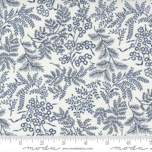 Nantucket Summer Cream Navy 55261 21 Moda  by the yard