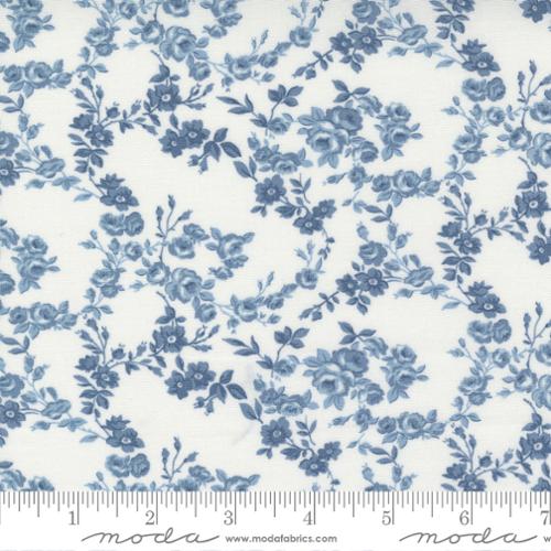 Nantucket Summer Cream Blue 55263 24 Moda by the yard