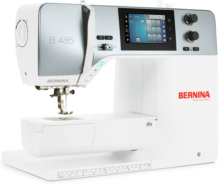 BERNINA 485 with 5.5mm stitching for perfect narrow topstitching