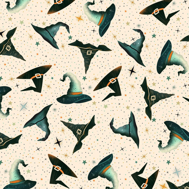 4868-41 cream || Witchy Wicked from Blank Quilting by the yard
