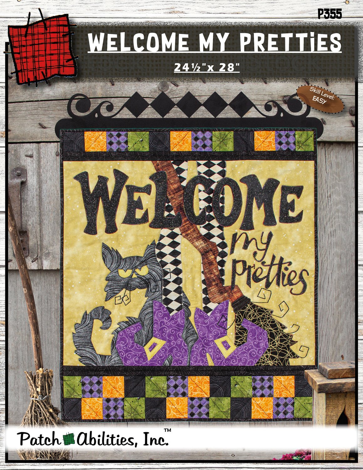 Patchabilities, Welcome My Pretties, Wall Hanging Quilt Pattern