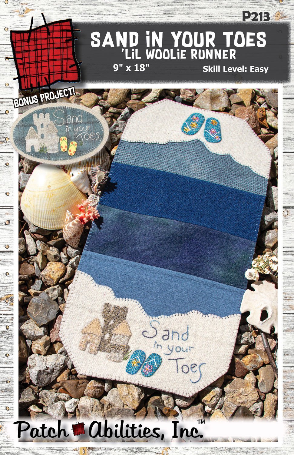 Sand in Your Toes 'lil woolie runner pattern