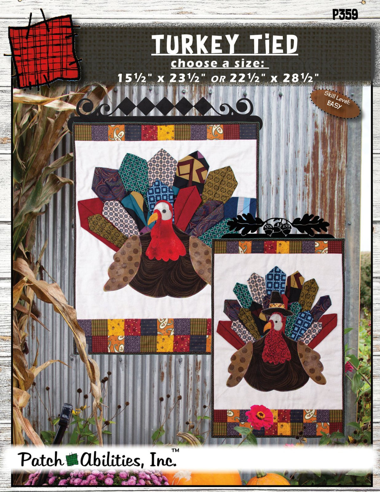 Patchabilities, Turkey Tied, Wall Hanging Quilt Pattern
