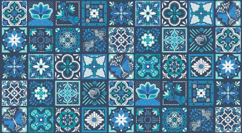 Land Enchantment Blue Aqua 45036 31 Moda