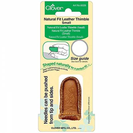 Natural Fit Leather Thimble Small, by Clover