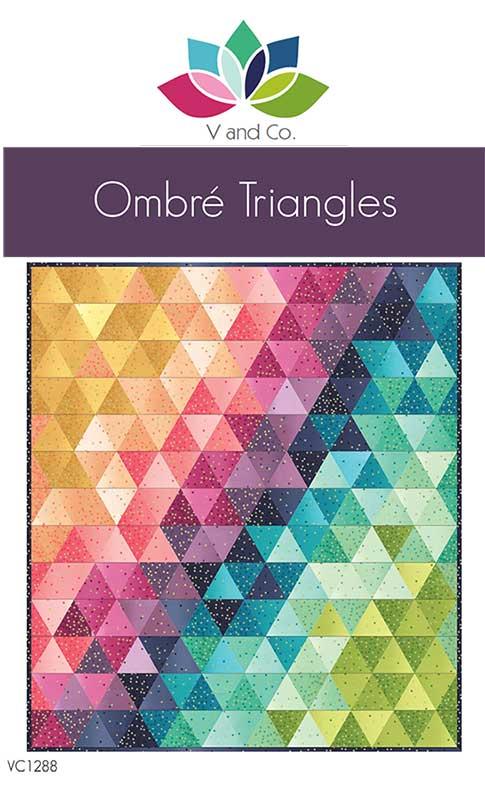 Printed Pattern for Ombre Triangles