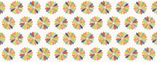 Raspberry Summer Multi 37698 11 Moda, Dresden Cheater Print by the yard