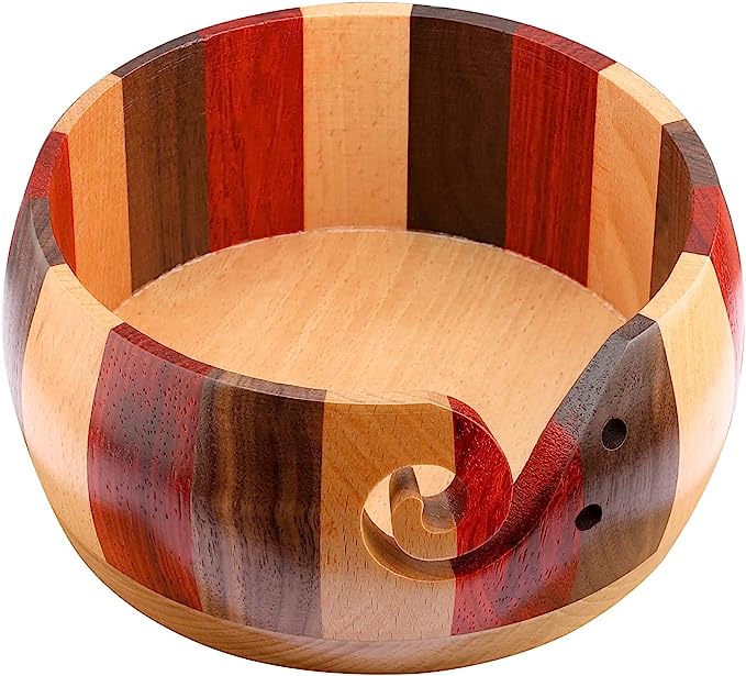 Wooden Yarn Bowl