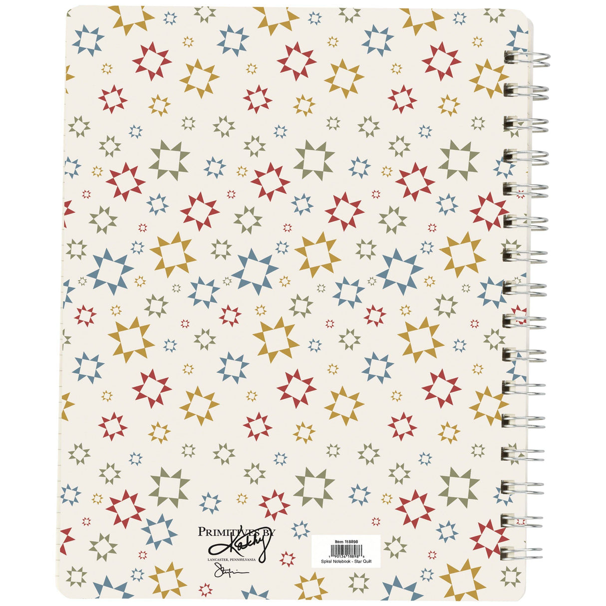 Star Quilt Spiral Notebook