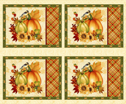 7703P-44 Cream || Seeds of Gratitude, placemat panel