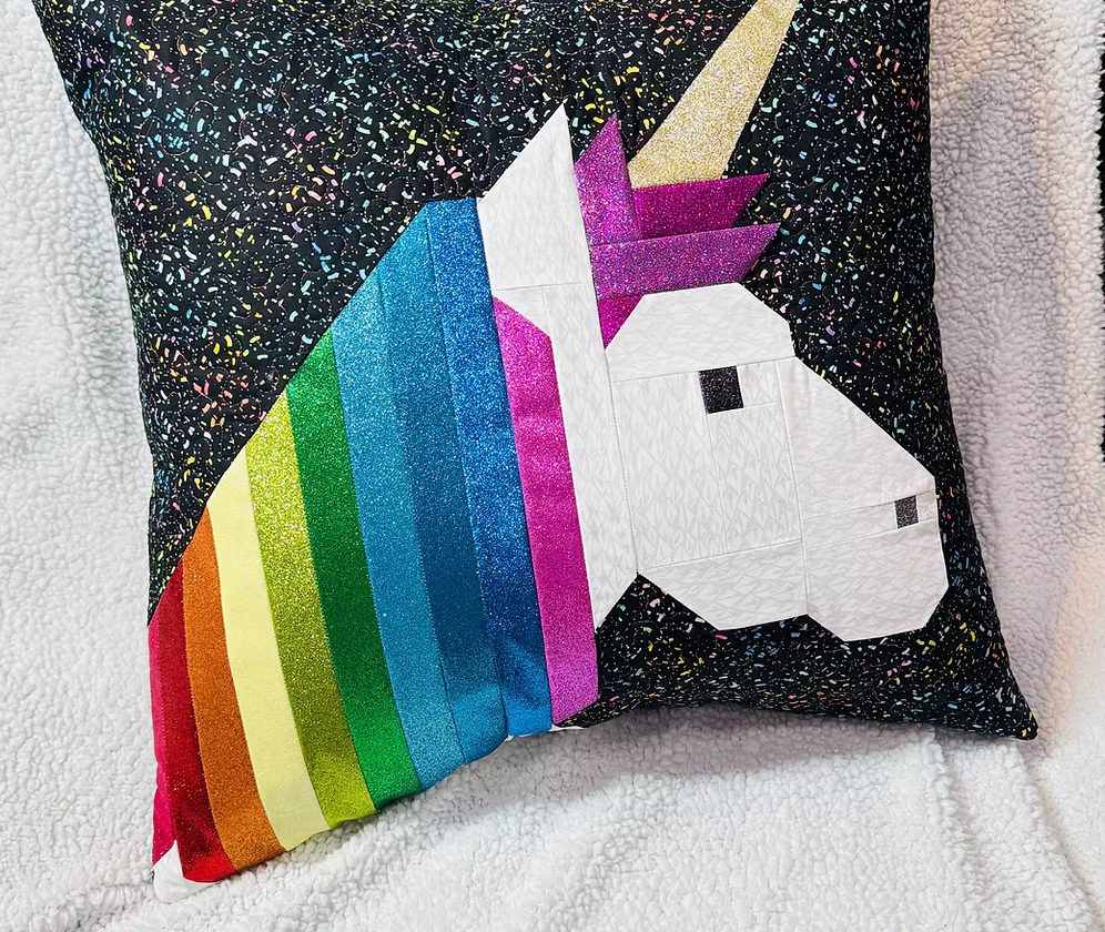 Elizabeth Hartman's Lisa the Unicorn Pillow Kit