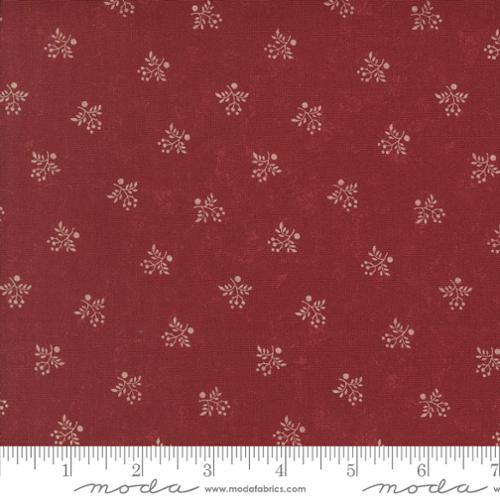 A Vintage Christmas from Kansas Troubles for Moda Red Holly Blenders, by the yard