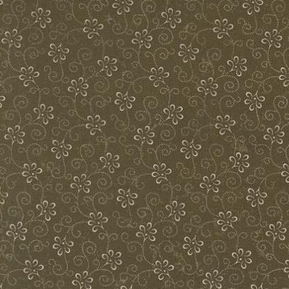 A Vintage Christmas from Kansas Troubles for Moda Dark Green Ribbon Blenders, by the yard