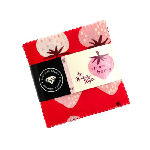 Strawberry Mini Charm RS3084MC Ruby Star Precut